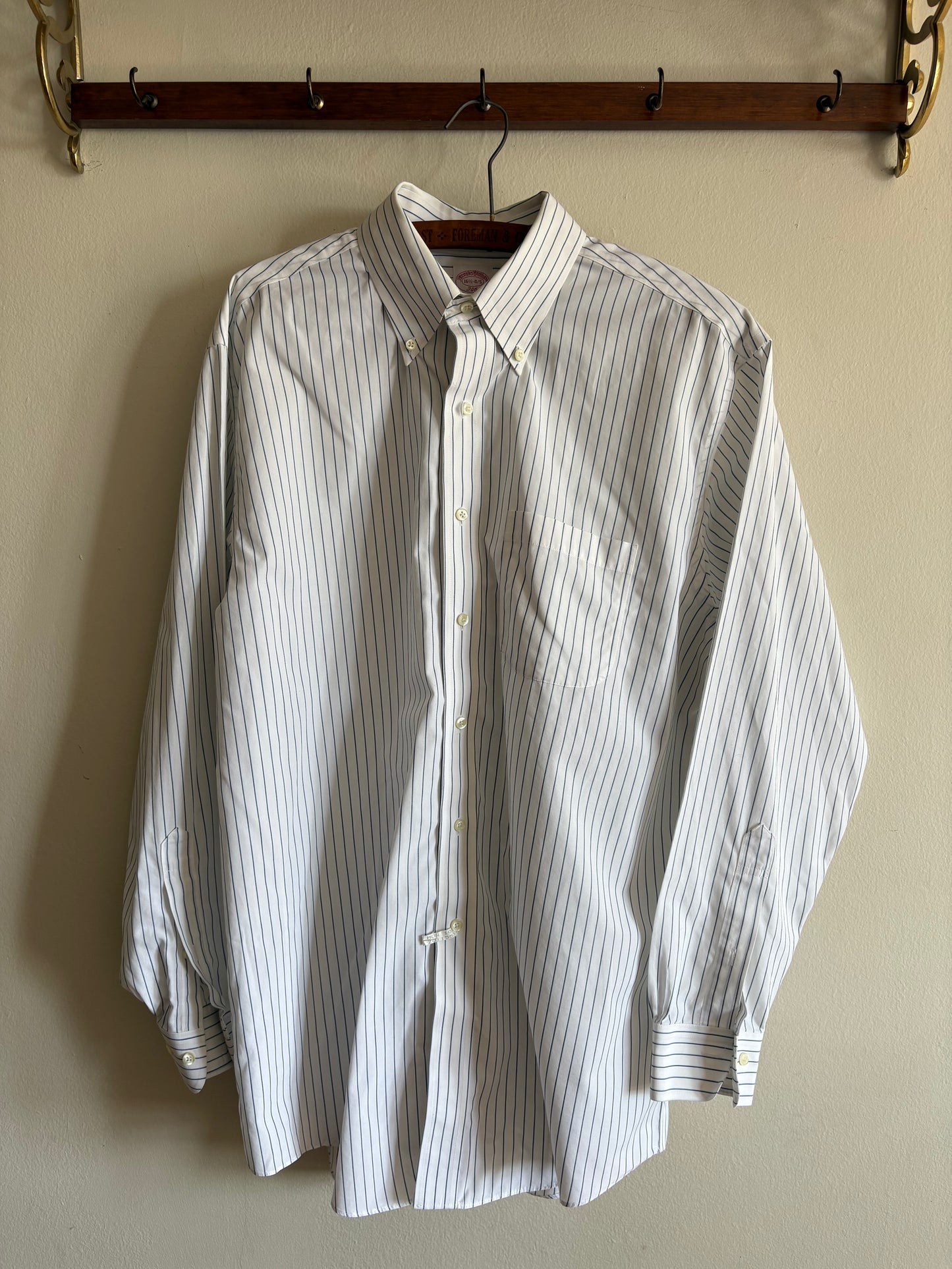 Brooks Brothers Cotton Pinstripe Button-Down