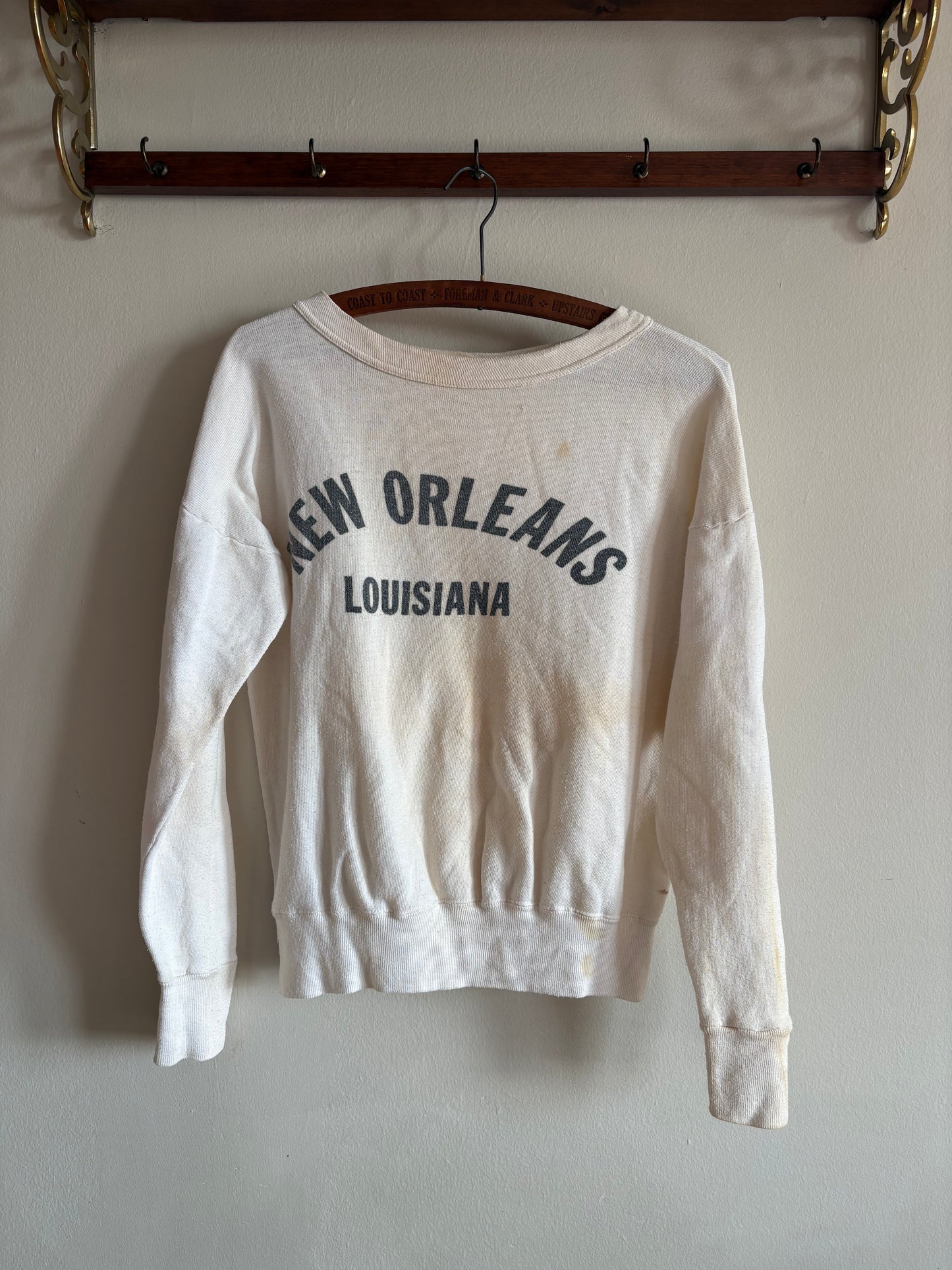 Vintage 1960s New Orleans Crewneck Sweatshirt