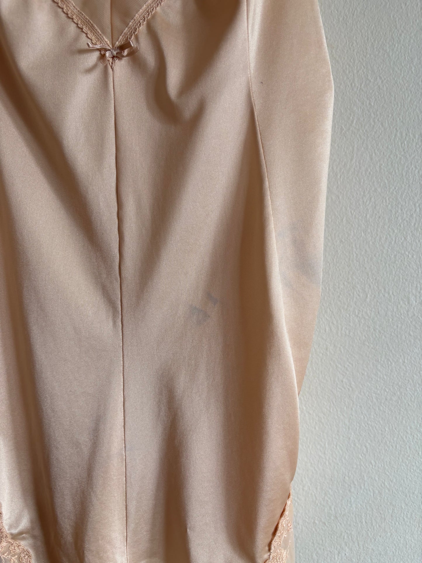 Vintage 1970s Yves Saint Laurent Nude Pink Teddy