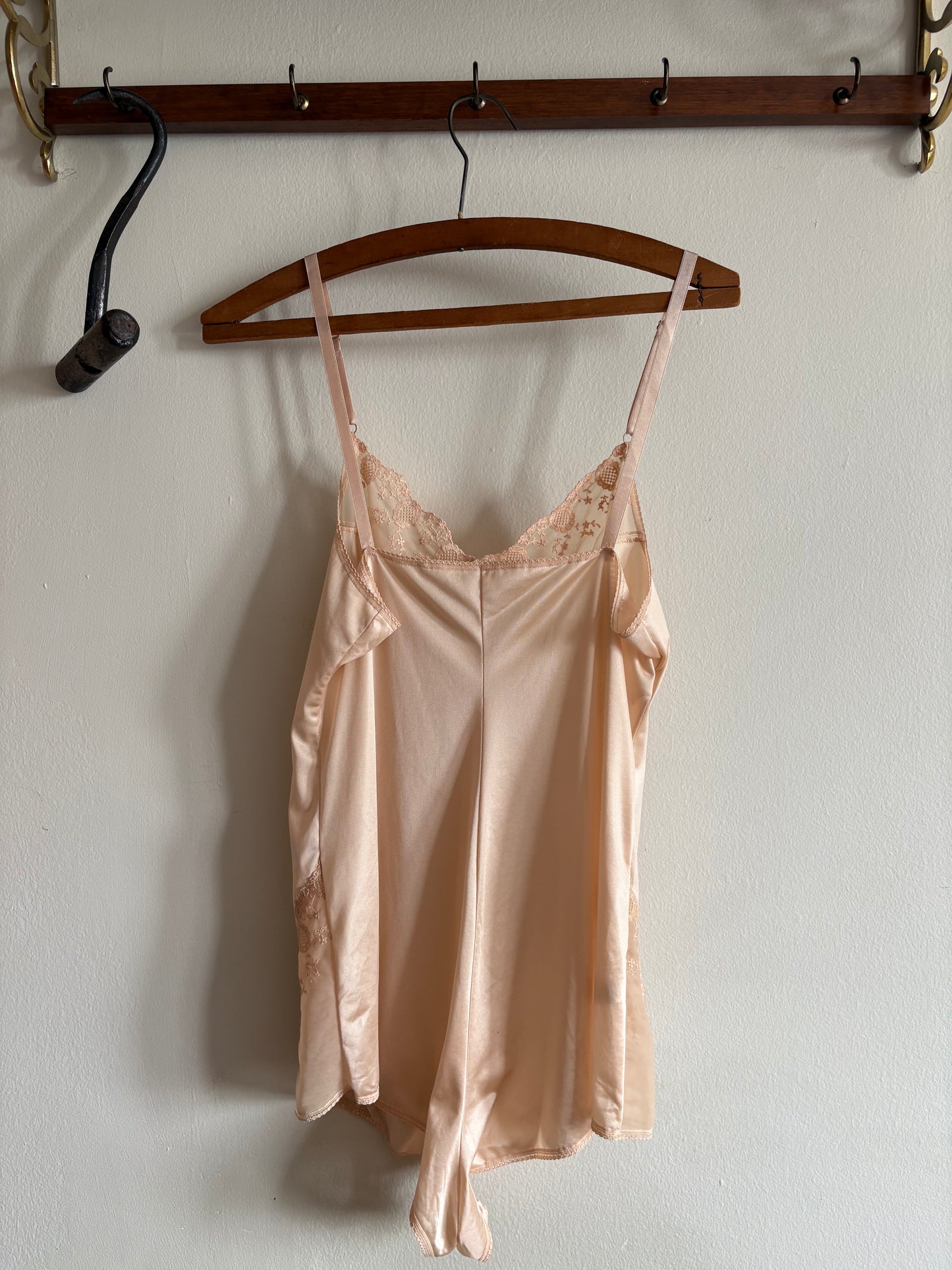 Vintage 1970s Yves Saint Laurent Nude Pink Teddy