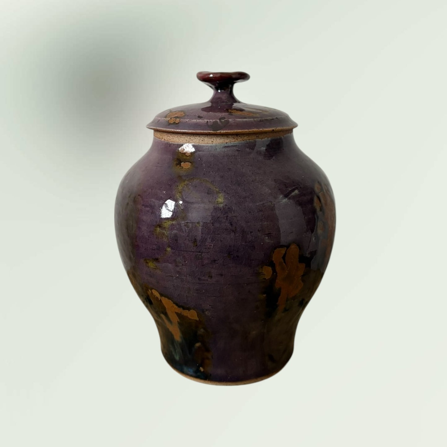 Vintage Studio Pottery Meso Ginger Jar