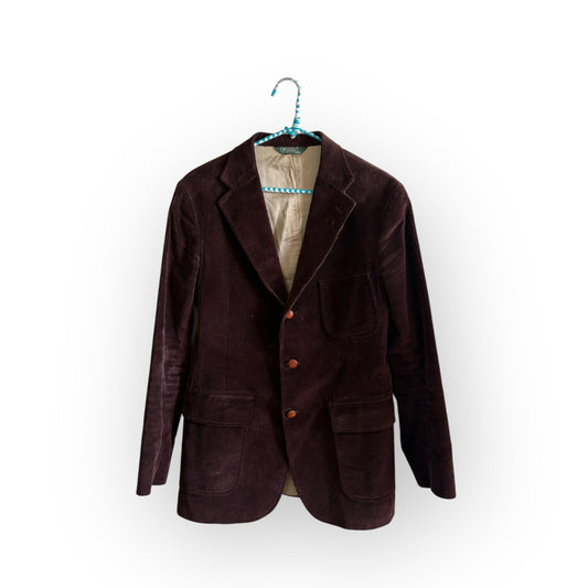 Vintage Polo by Ralph Lauren Brown Cordoruy Blazer