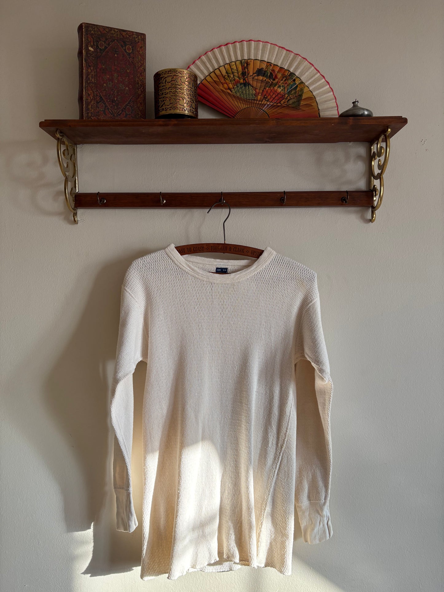 Vintage 1970s Waffle Knit Thermal Undershirt