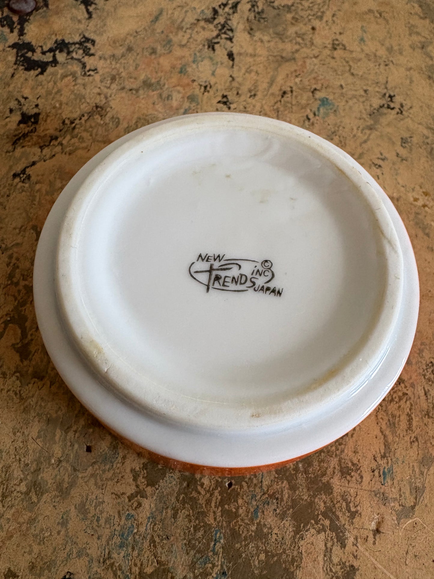 Vintage 1970s Ceramic Butterfly Ashtray