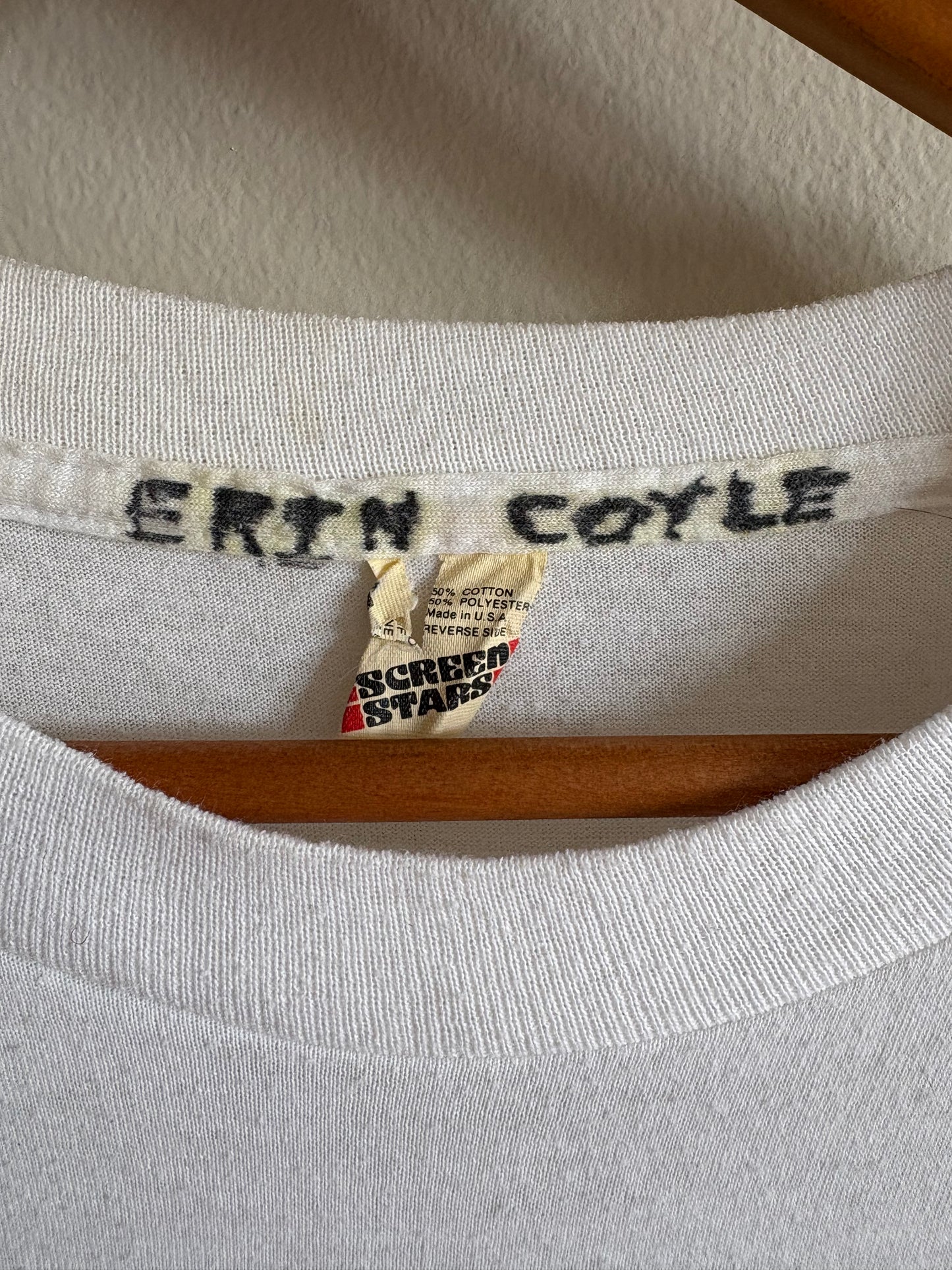 Vintage 1990s "Don't Worry, Be Happy" Single Stitch T-Shirt