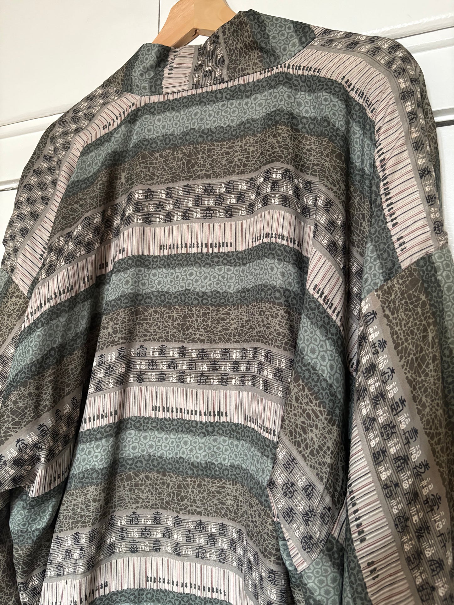 Vintage Silk Kimono Robe
