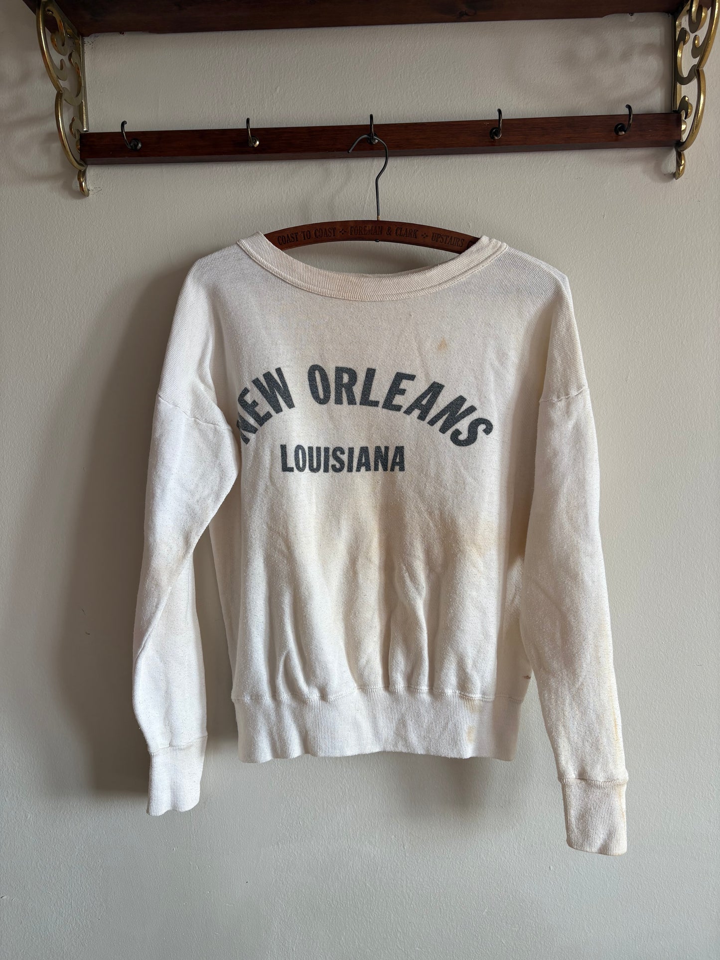 Vintage 1960s New Orleans Crewneck Sweatshirt