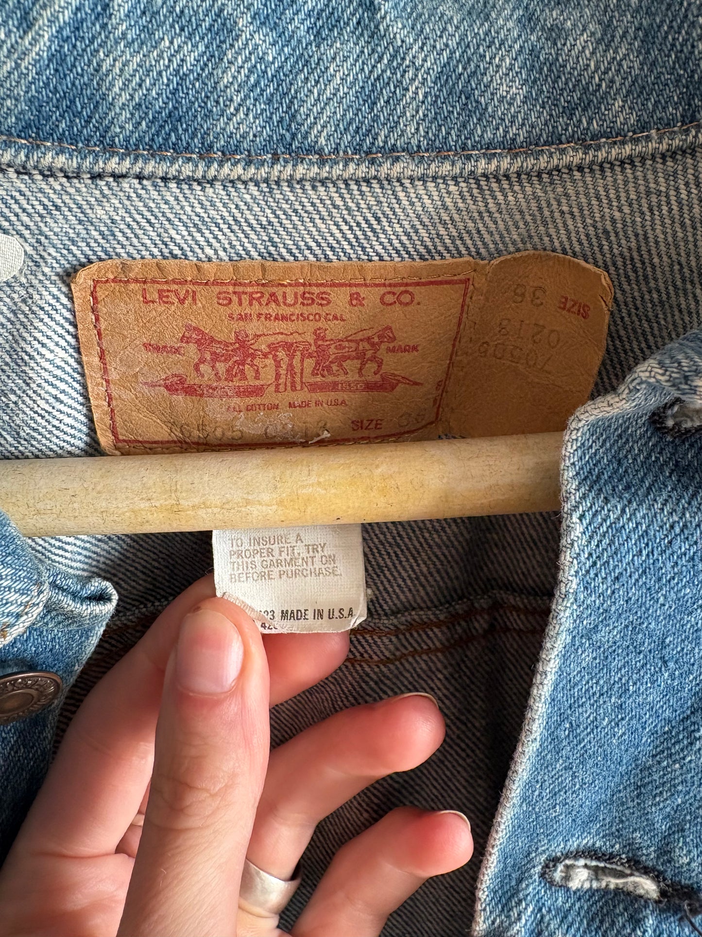Vintage 1980s Levi's Denim Jacket