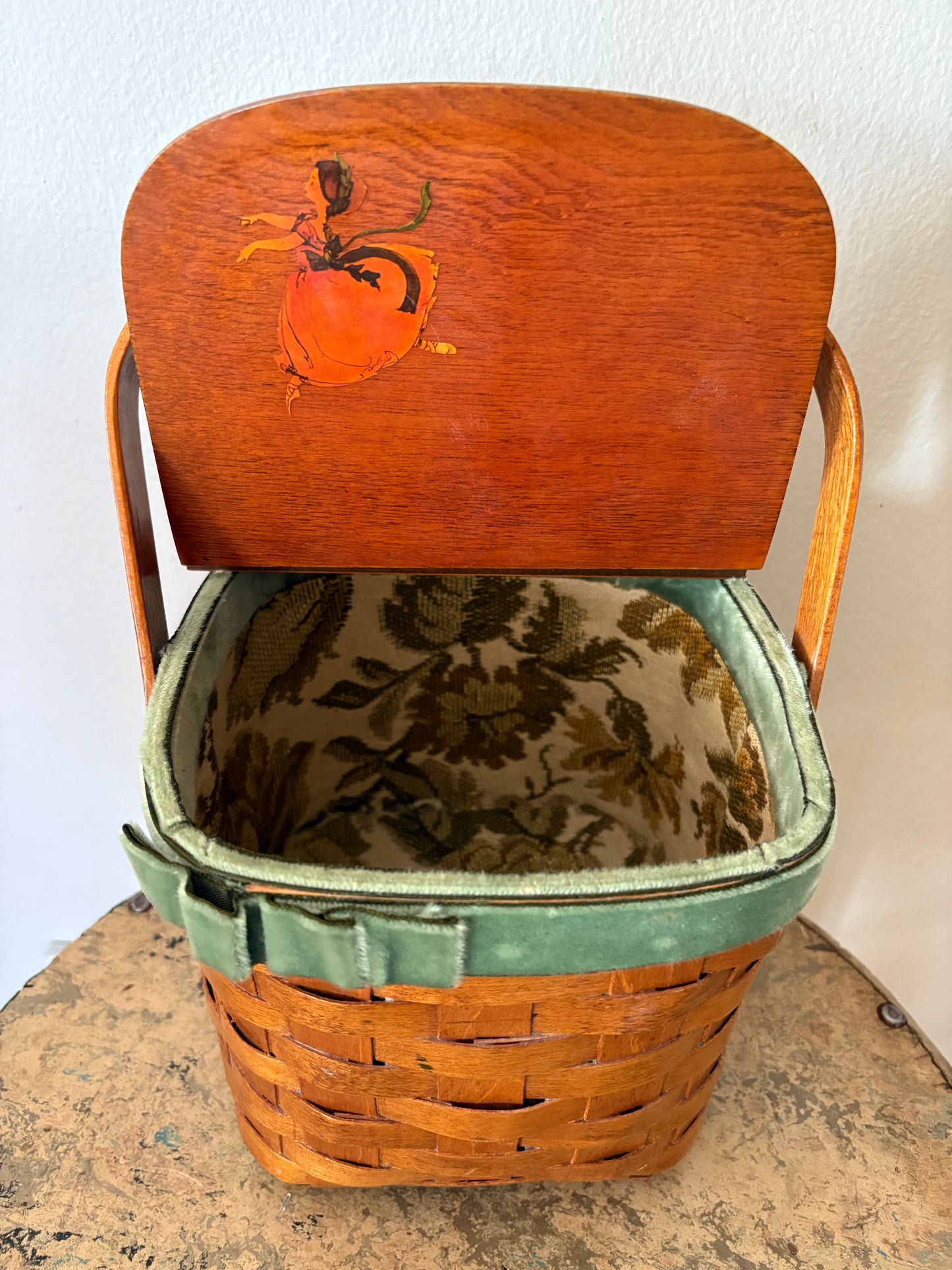 Vintage Picnic Basket Purse