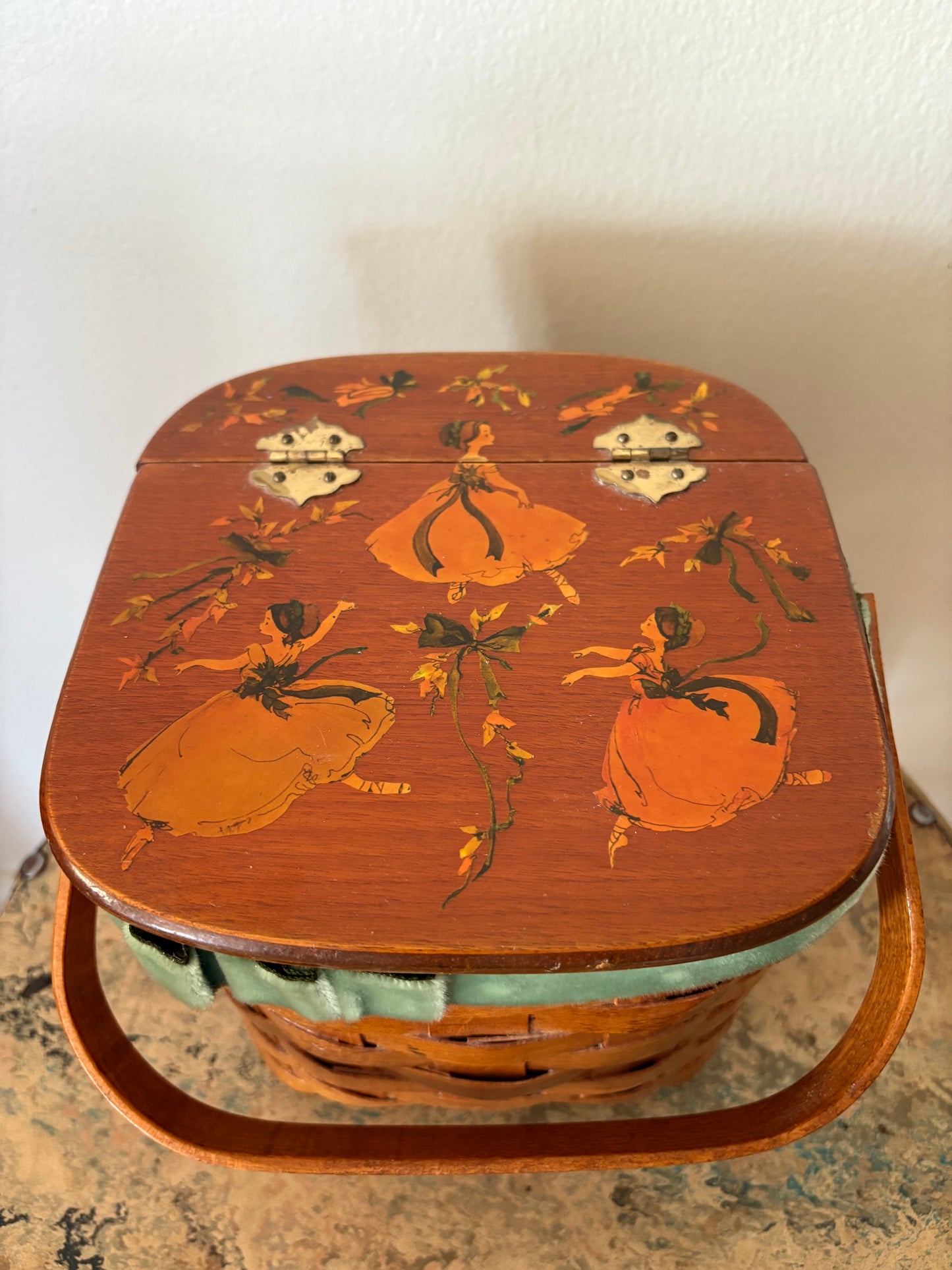 Vintage Picnic Basket Purse