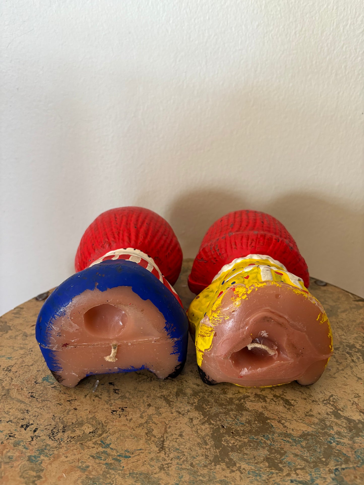 Pair of Vintage Raggedy Ann & Andy Candles