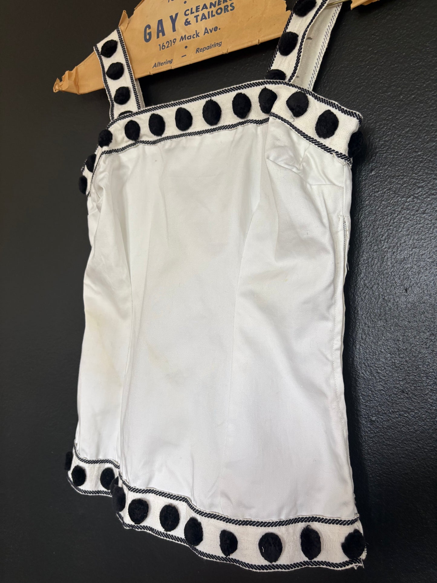 Vintage 1960s "Be My Baby" Sleeveless Top