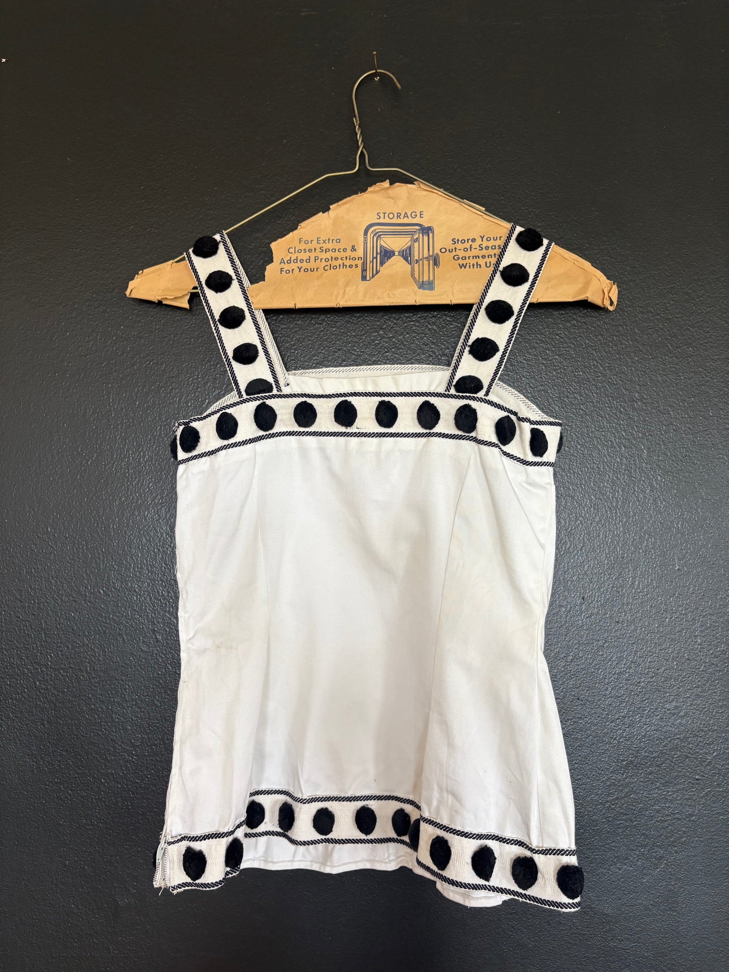 Vintage 1960s "Be My Baby" Sleeveless Top