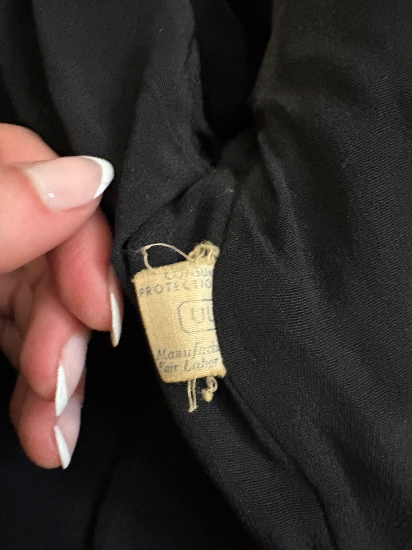 Vintage 1940s Black Cropped Jacket