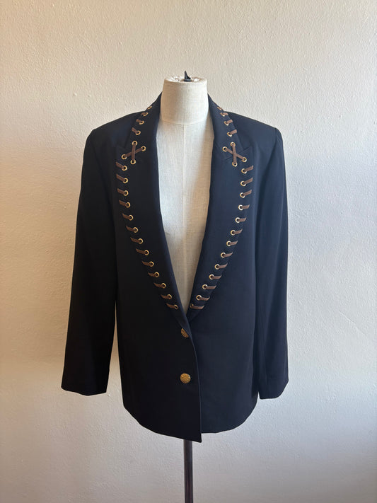 Vintage Criscione Cache Black Blazer