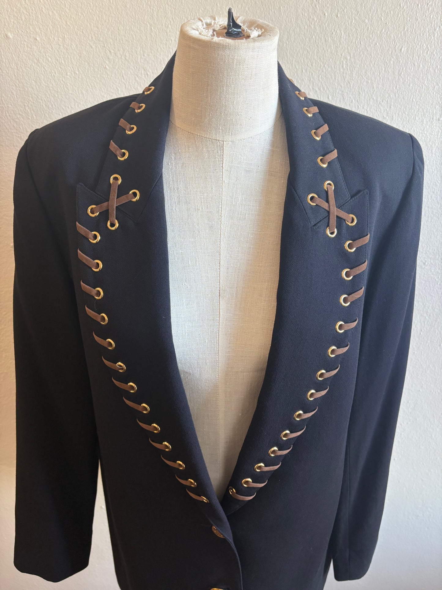 Vintage Criscione Cache Black Blazer