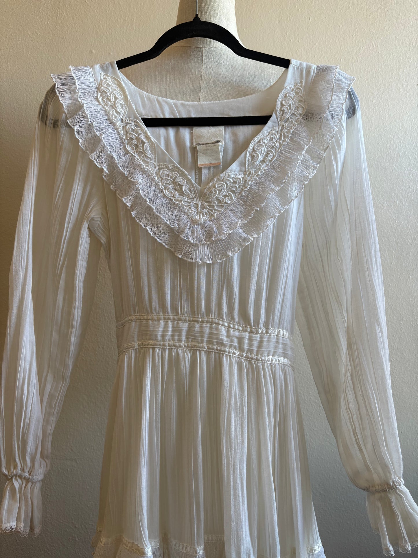 Vintage 1970s Gunne Sax Prairie Dress