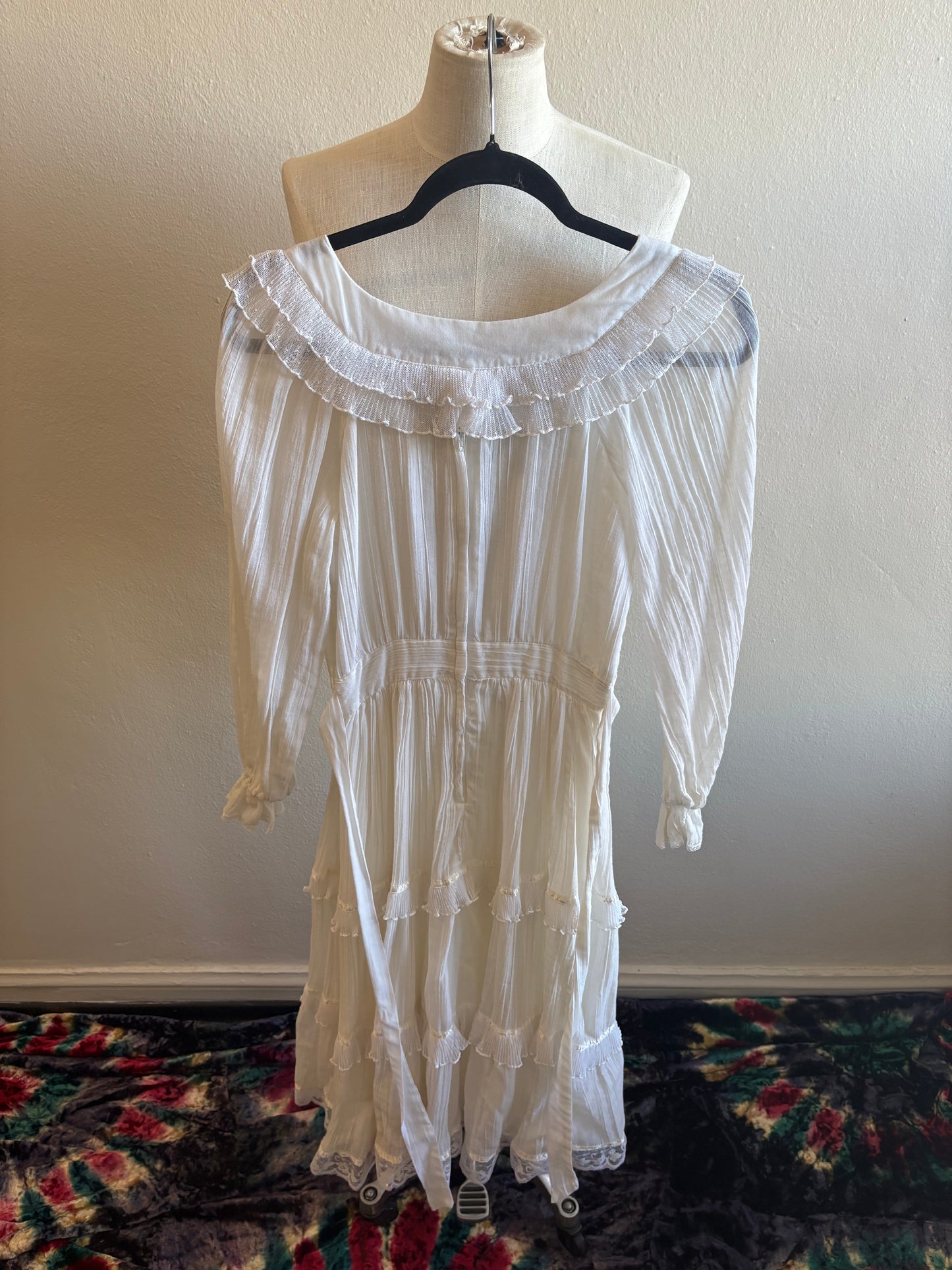 Vintage 1970s Gunne Sax Prairie Dress