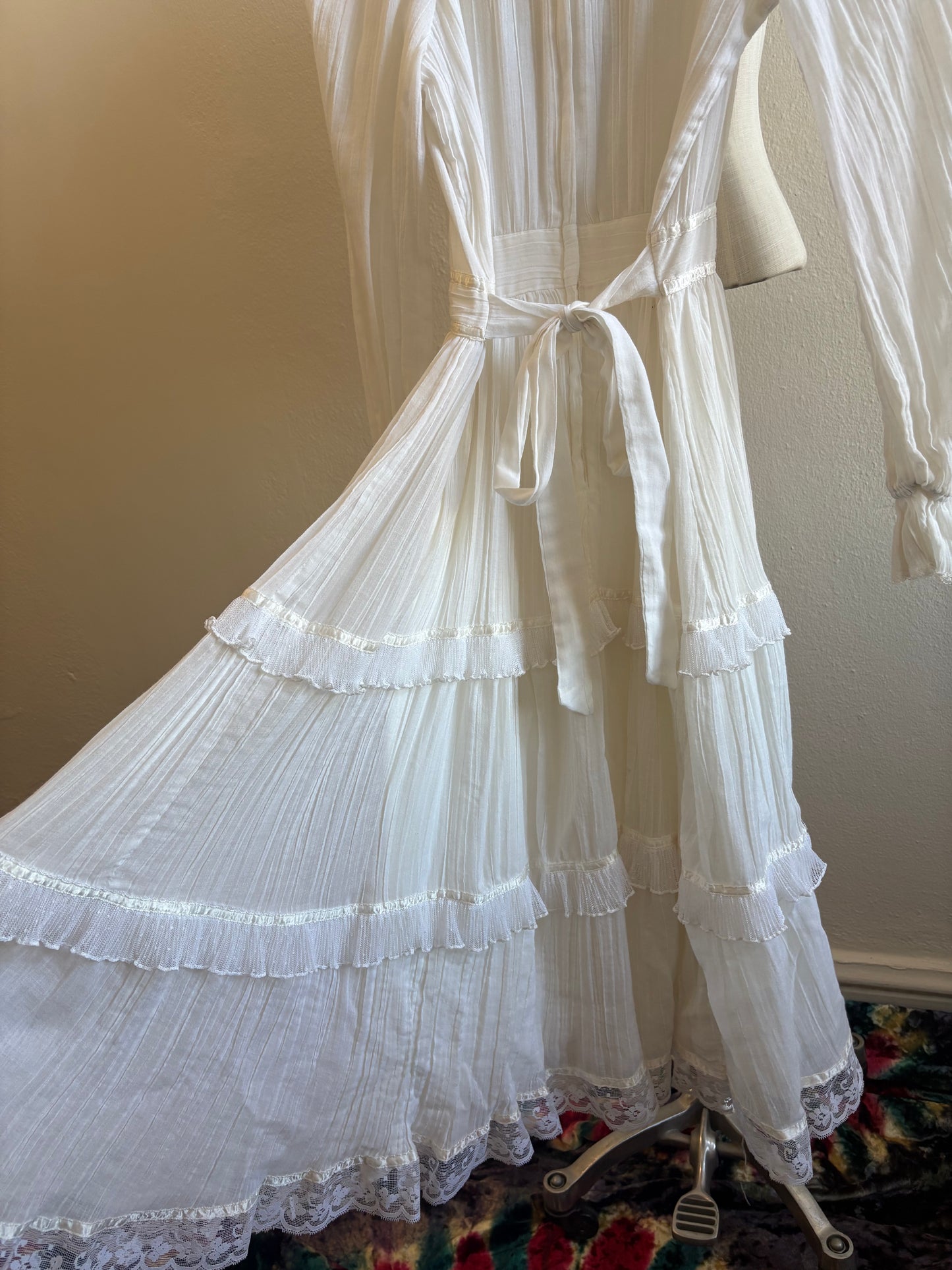 Vintage 1970s Gunne Sax Prairie Dress