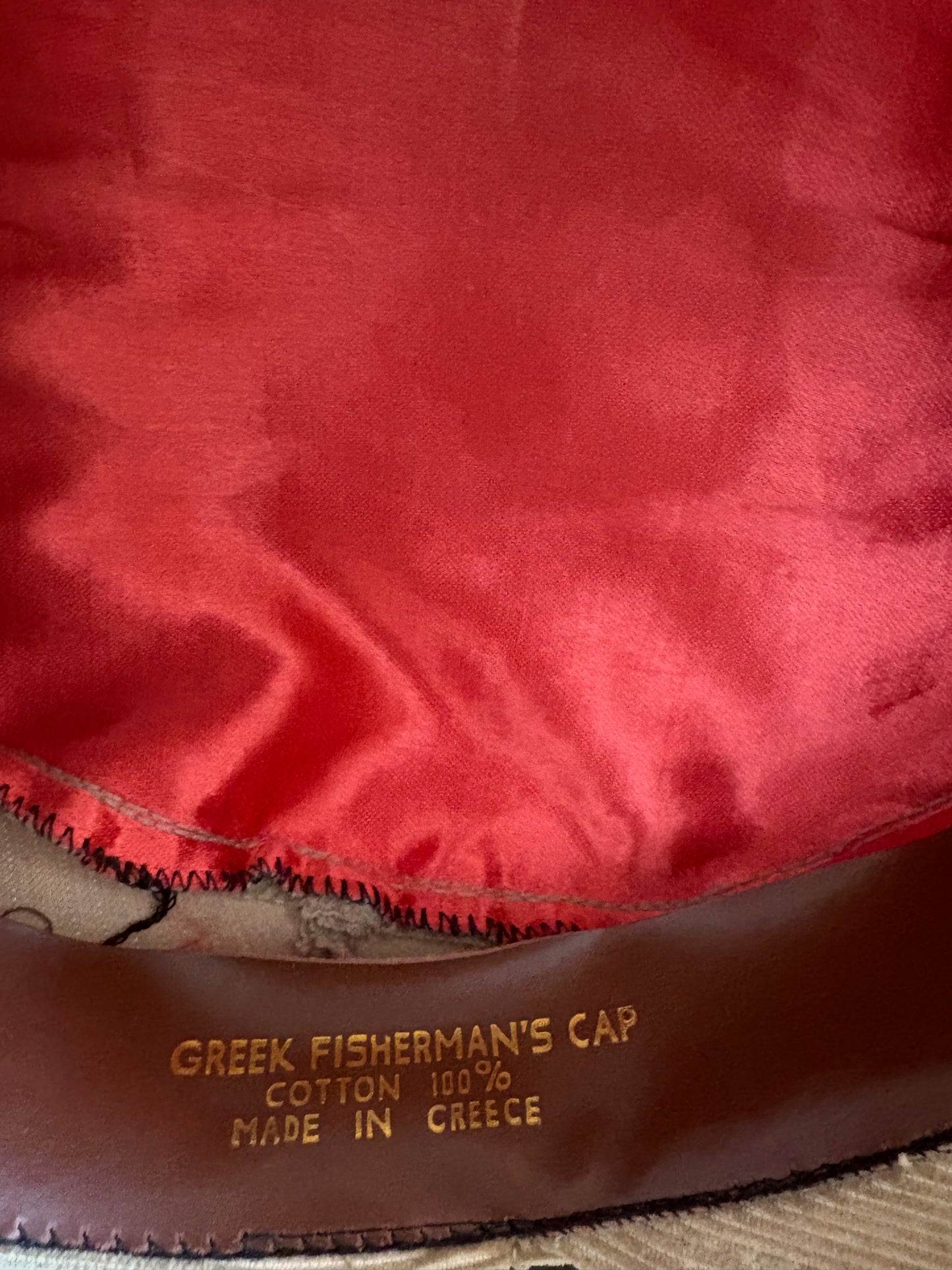 Vintage Greek Fisherman's Cap