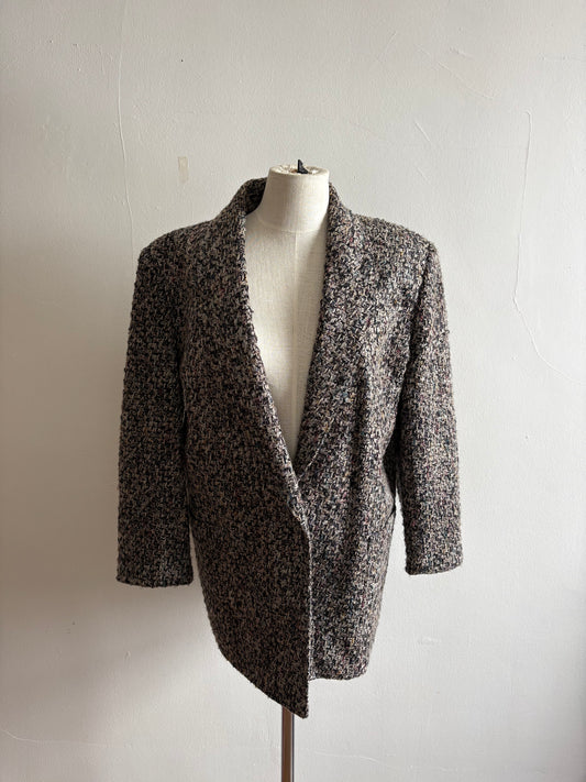 Vintage 1980s CGNY Tweed Blazer