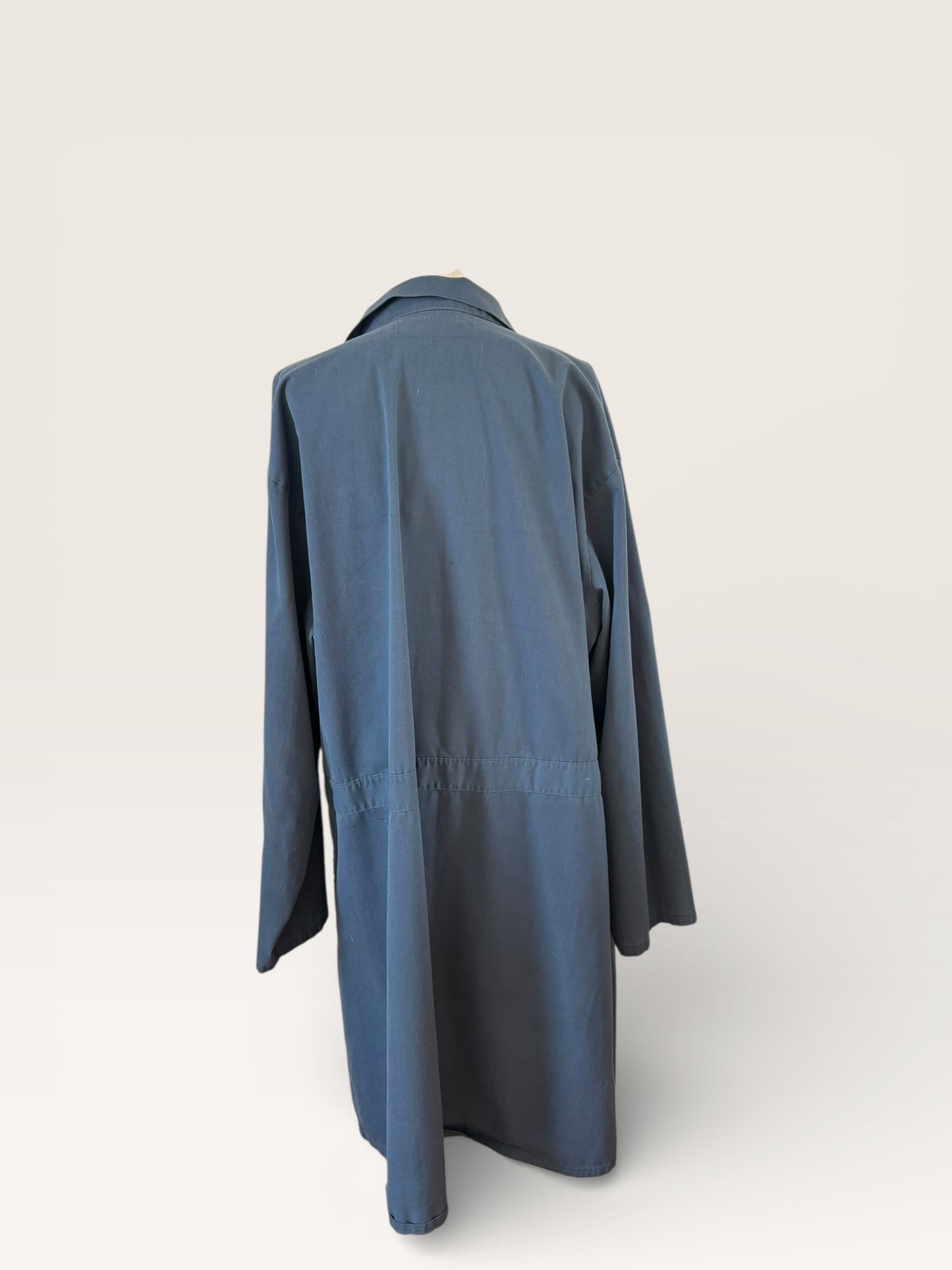 Vintage 1970s Blue Utility Coat Oversized Union Made