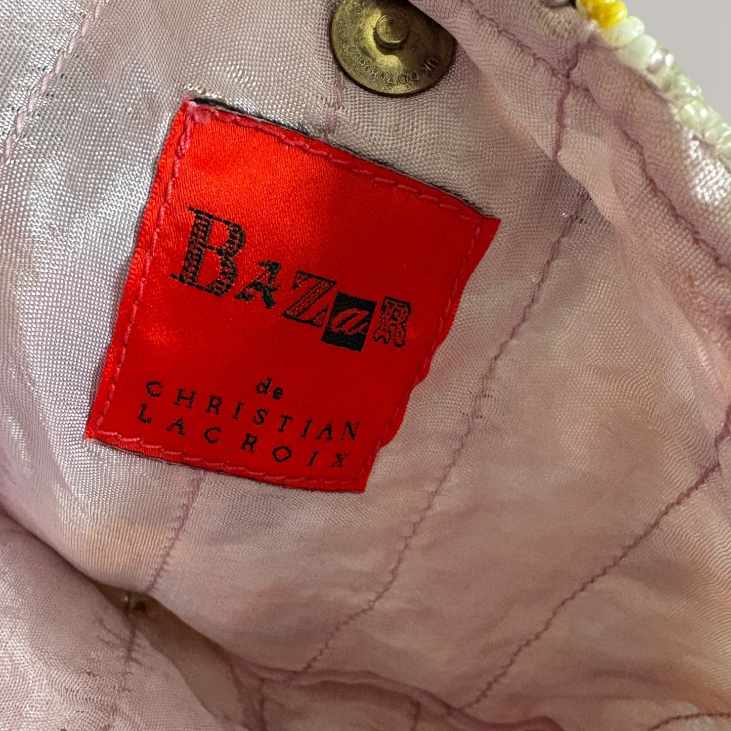 RARE Vintage Christian Lacroix "Bazar" Beaded Handbag