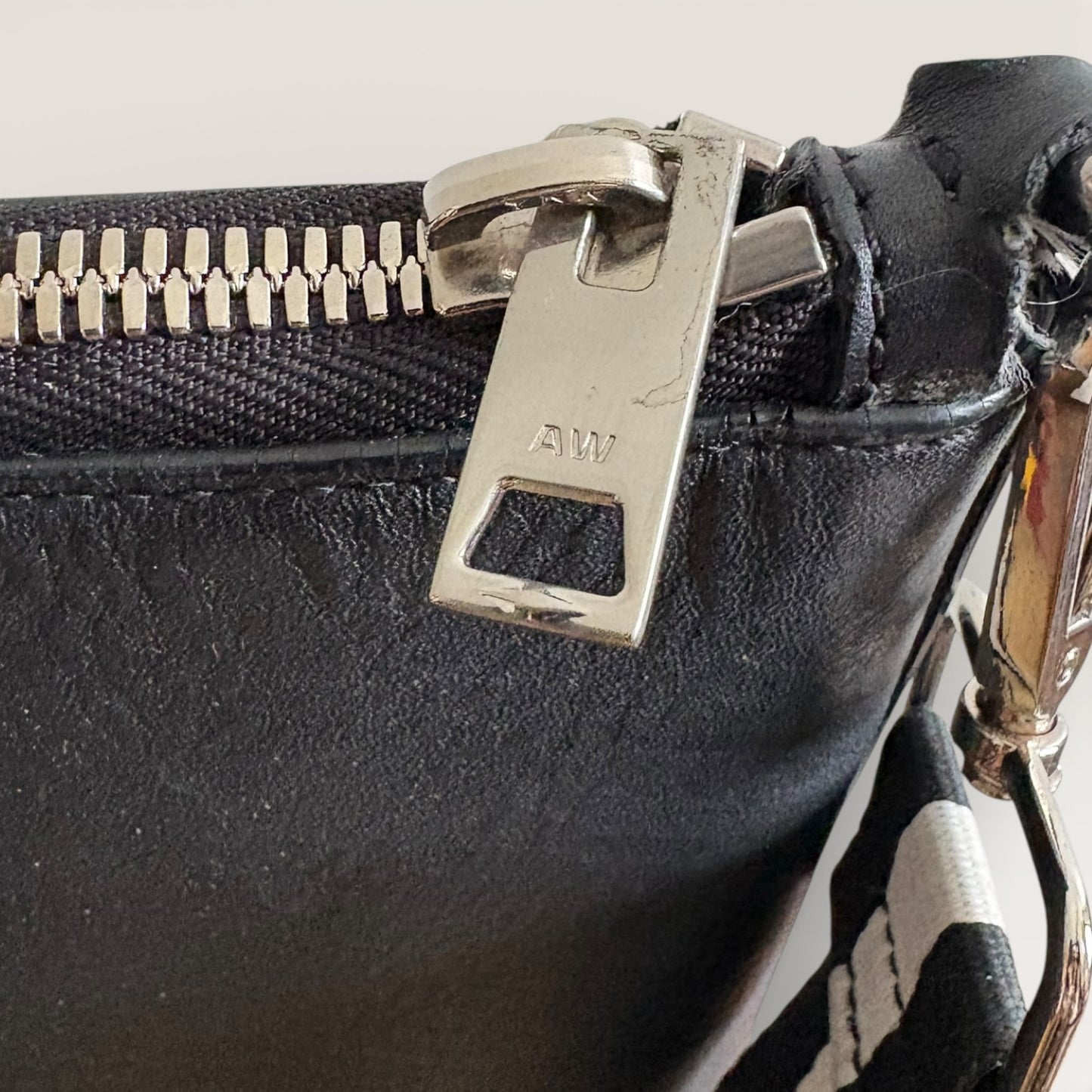 Alexander Wang Black Leather Crossbody Bucket Bag
