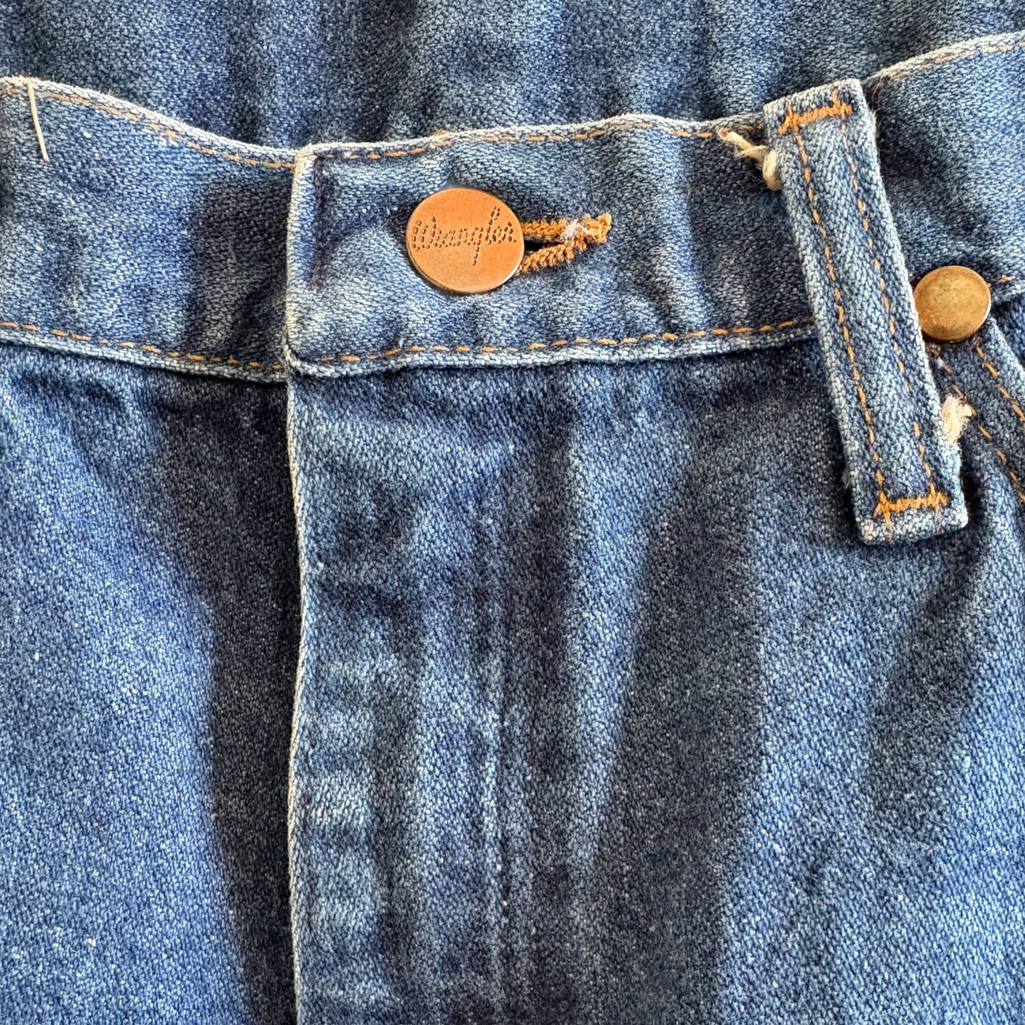 Vintage 1970s Wrangler Blue Jeans