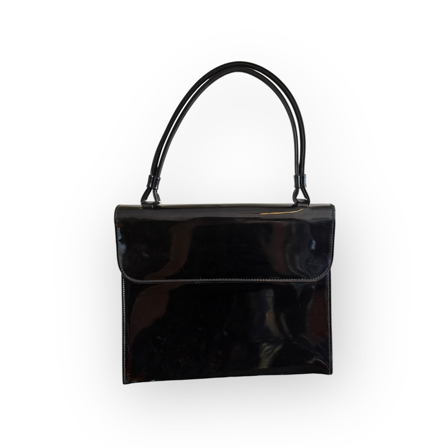 Vintage 1950s/60s Theador California Patent Leather Top Handle Bag