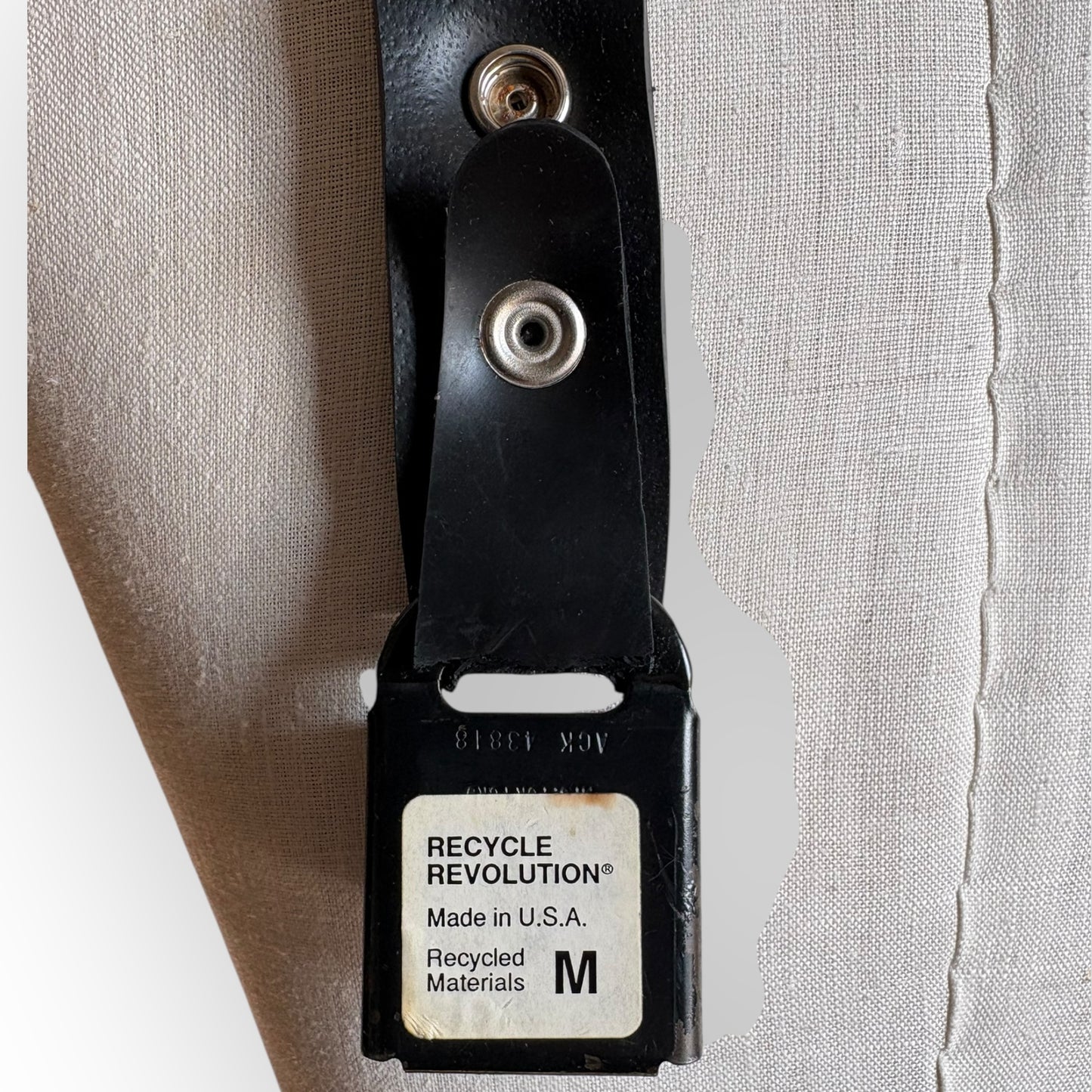 Vintage RARE Recycle Revolution Bottle Cap Seat Belt Belt