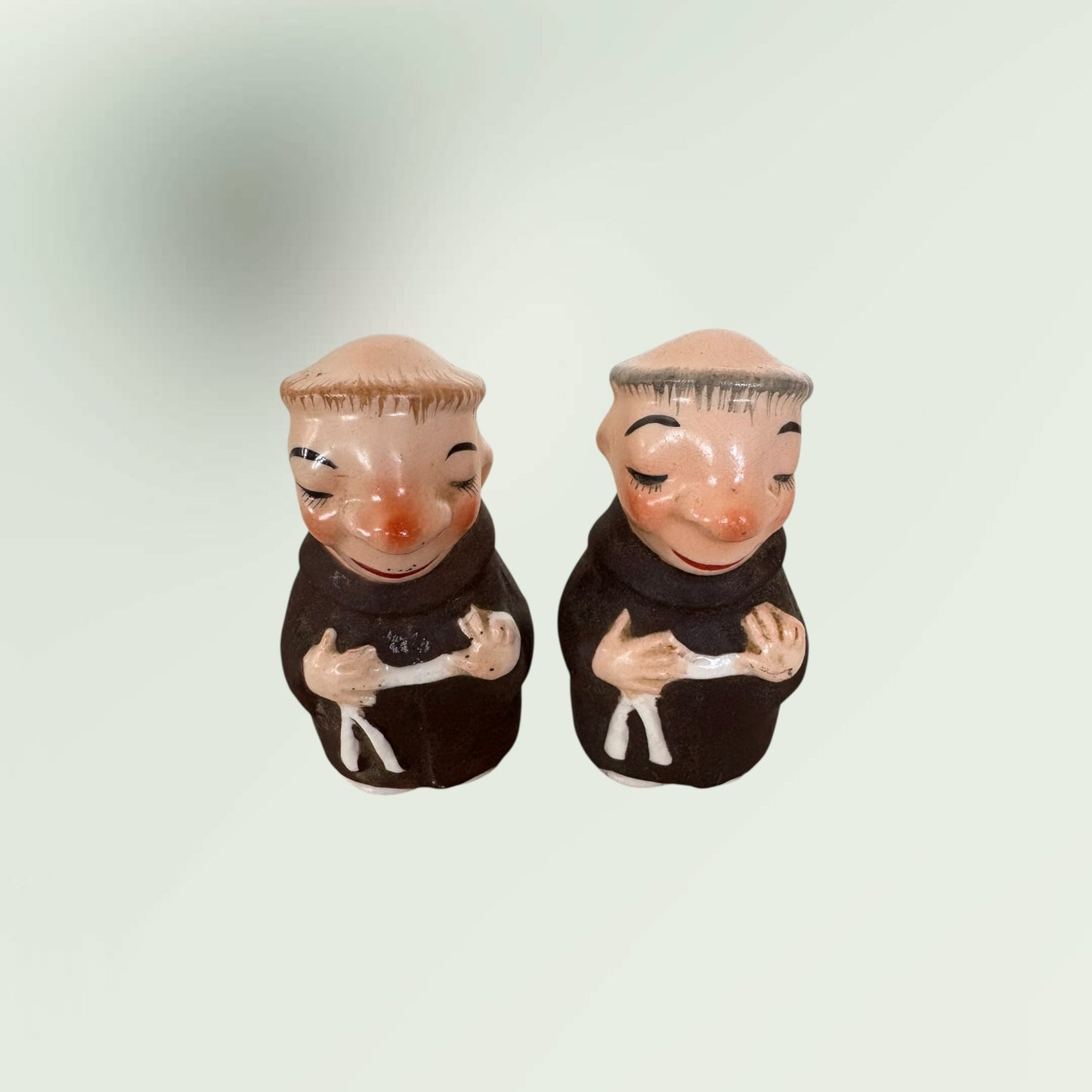 Vintage Goebel "Friar Tuck" Monk Salt & Pepper Shakers