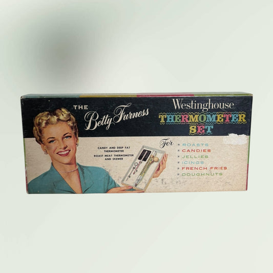 Vintage Deadstock 1950s Westinghouse Betty Furness Thermometer Set