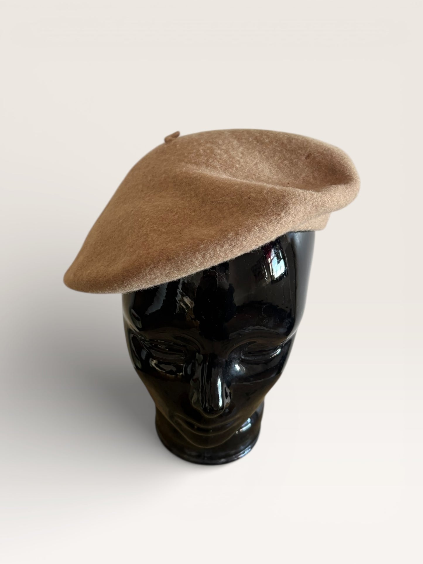 Vintage Betmar French Tan Wool Beret Hat