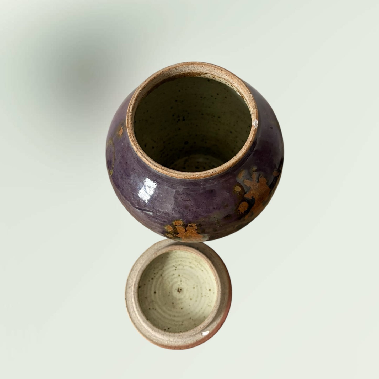 Vintage Studio Pottery Meso Ginger Jar