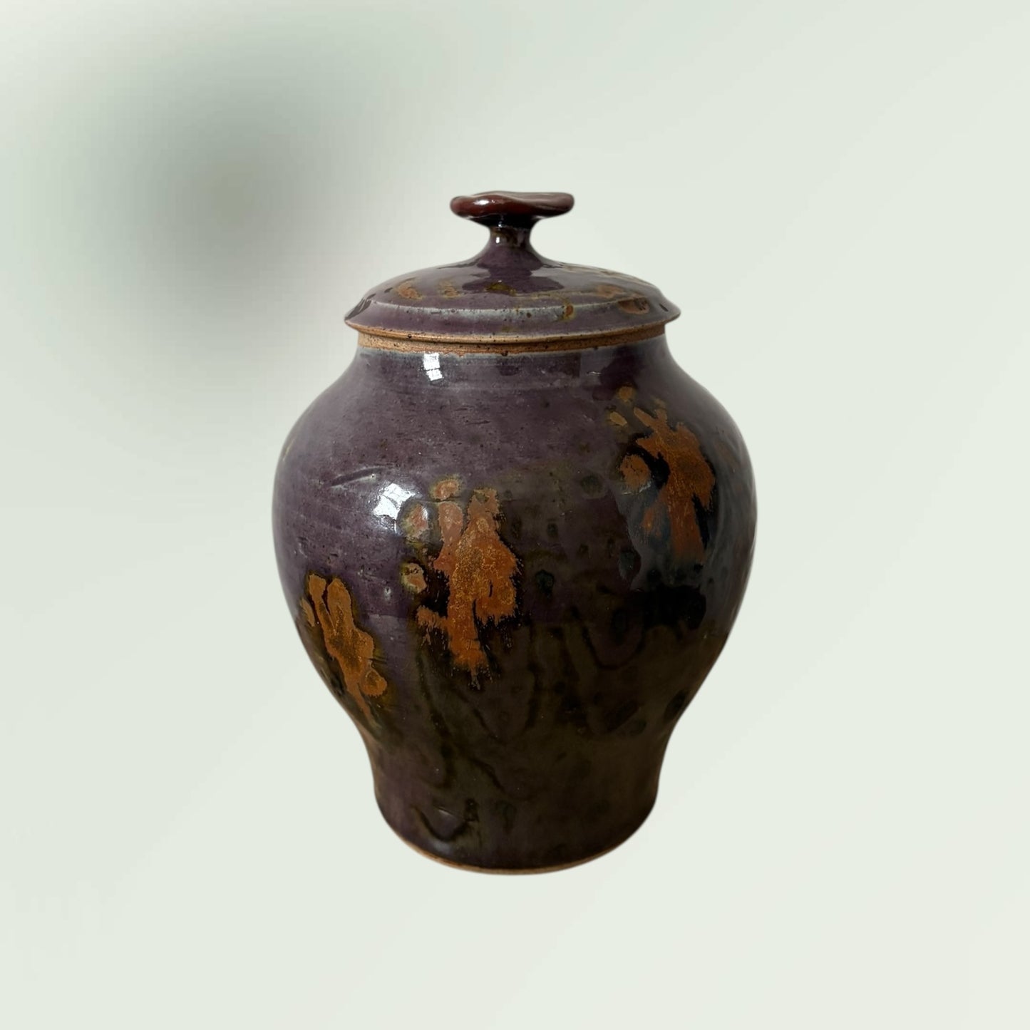 Vintage Studio Pottery Meso Ginger Jar
