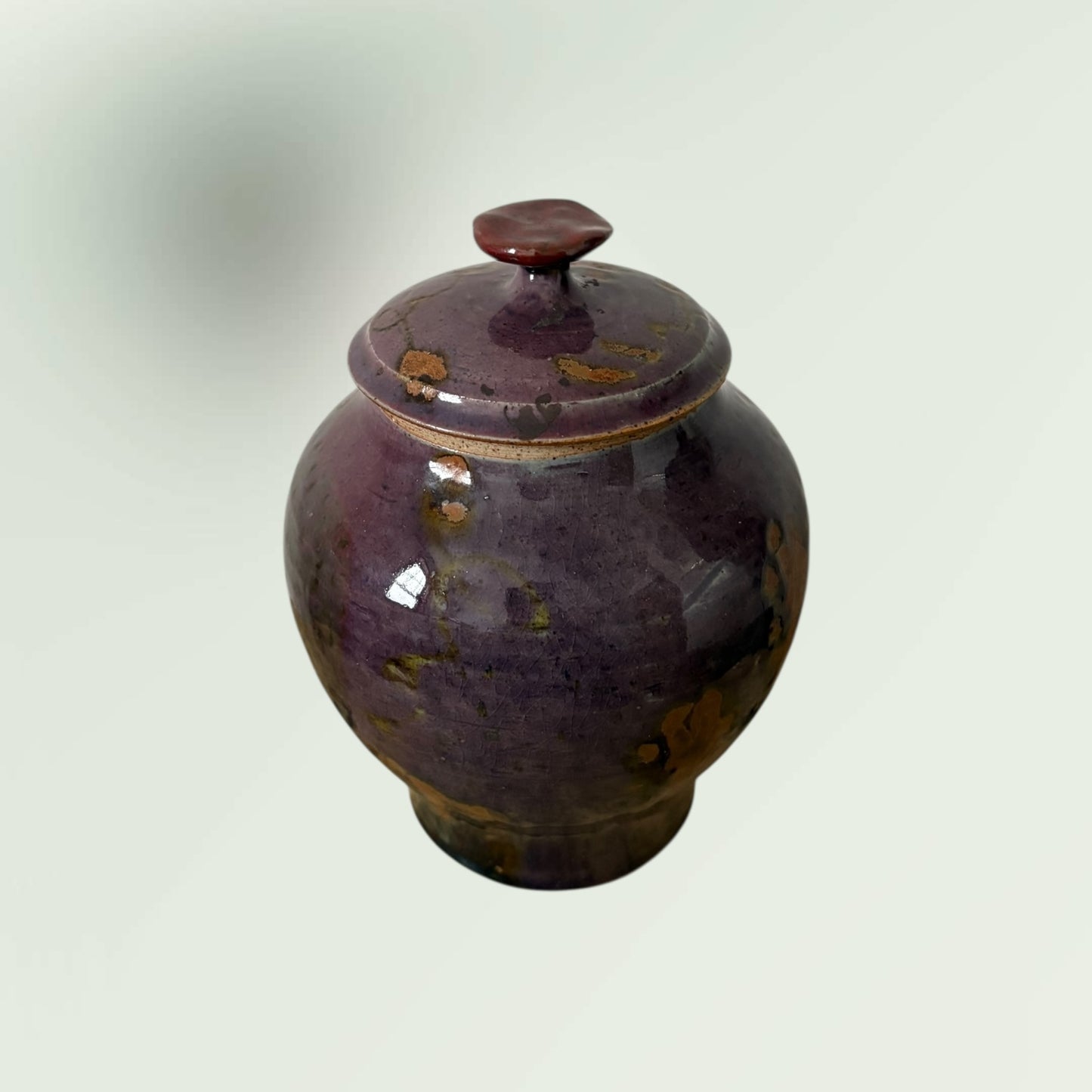 Vintage Studio Pottery Meso Ginger Jar