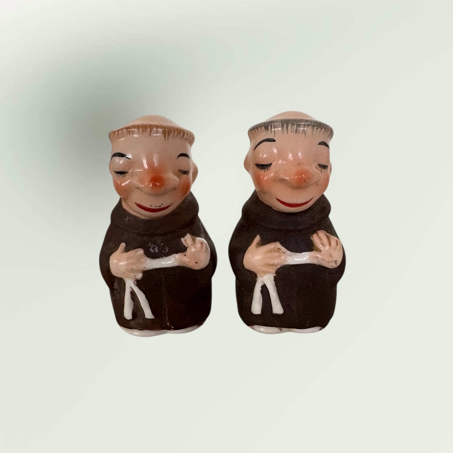 Vintage Goebel "Friar Tuck" Monk Salt & Pepper Shakers